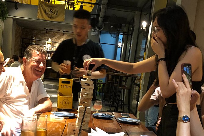 Bia & Bites - Saigon Craft Beer on Vintage Vespa with Dinner - Stop 1 in District 3: your first two beers plus snacks