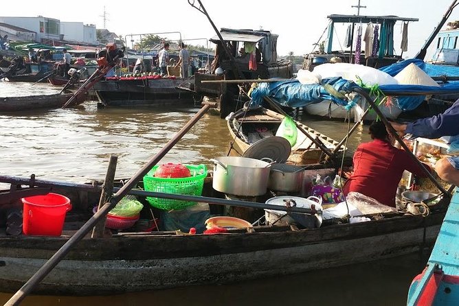 Cai Rang floating market and Mekong Delta Private Tour from HCMC - Cai Rang Floating Market: Boats, Baskets, and Morning Trading