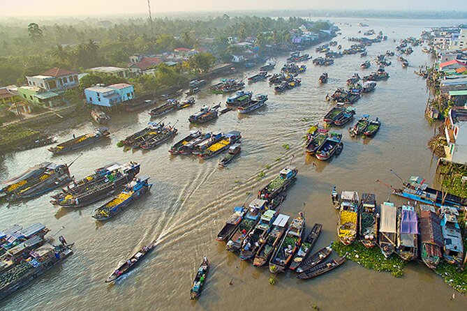 Cai Rang Floating Market - Mekong Delta 2 Days 1 Night - Getting From Ho Chi Minh City to My Tho: Rice Fields and Vinh Trang Pagoda