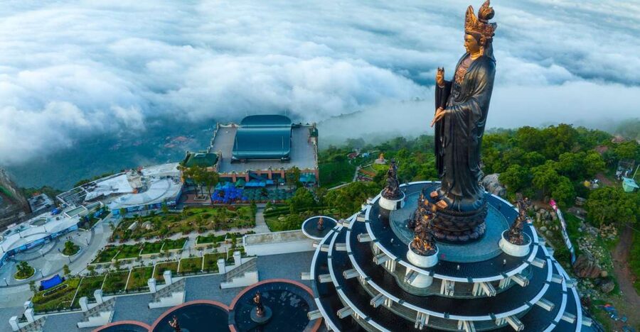 Cu Chi Tunnels, Cao Dai Temple and the Black Virgin Mountain - Ba Den (Black Virgin Mountain) by Cable Car: Views at 986m