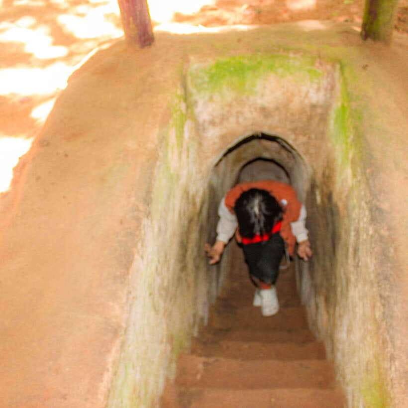 Cu Chi Tunnels Half-Day: Big Group Vietnam War Experience - District 1 Pickup, Then the 1.5-Hour Bus Ride to Cu Chi