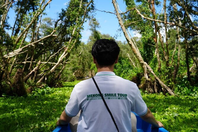 Culture and Wildlife Discovery Explore Chau Doc Tra Su Forest - The boat portion: how the wooden cruise changes what you see