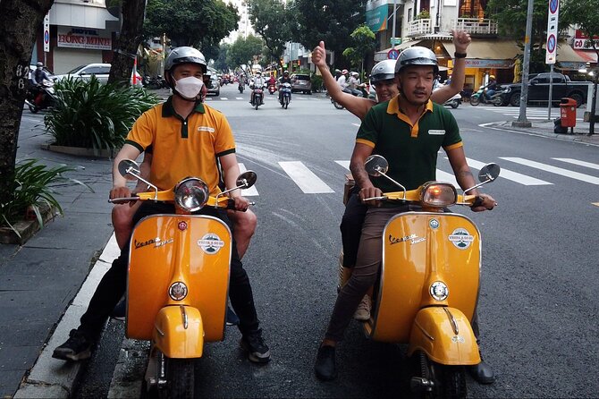 Dining Delights - Vintage Vespa Tour in Saigon - District 5 all-you-can-eat BBQ and seafood feast