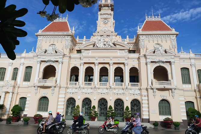 DISCOVERING UNSEEN Parts Of Saigon Full Day - Flower Market, city hall architecture outside, and Ben Thanh Market
