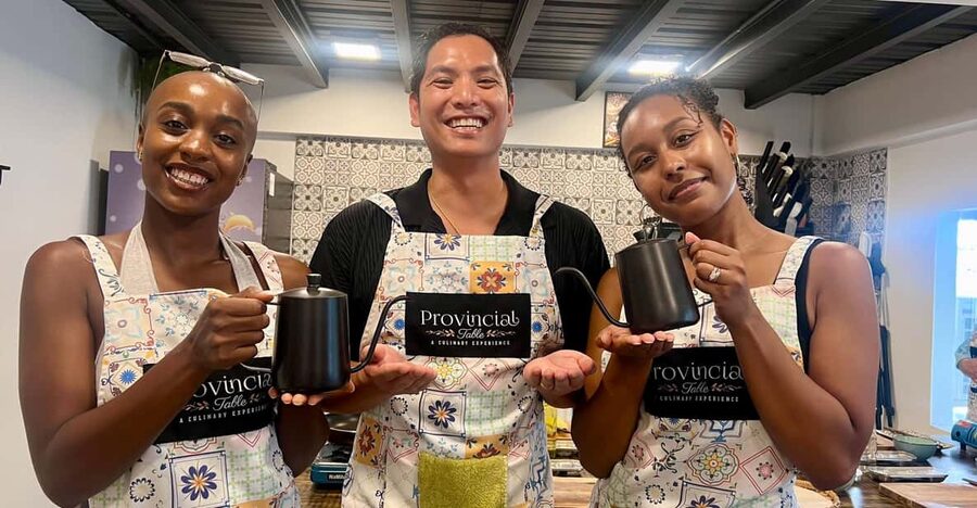 Egg coffee & Course on 4 traditional types of Viet coffee - Q&A and pacing: how the workshop keeps from turning chaotic