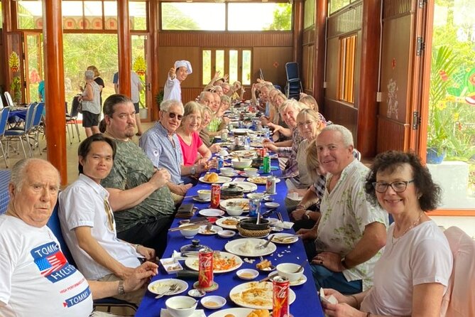 Exploring organic farm & Vietnamese Culinary with Master chef - Rice Paper Workshop: Processing the Base Before the Candy
