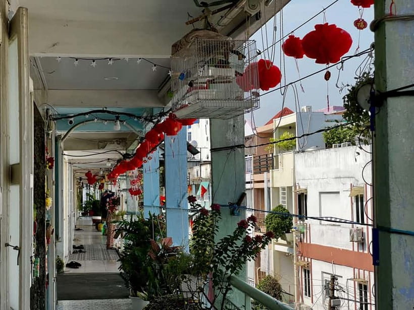 Free E-Sim Saigon Hidden Gems Tour with Local Guide - Nguyen Thien Thuat Apartment: rustic life, then Vietnamese coffee