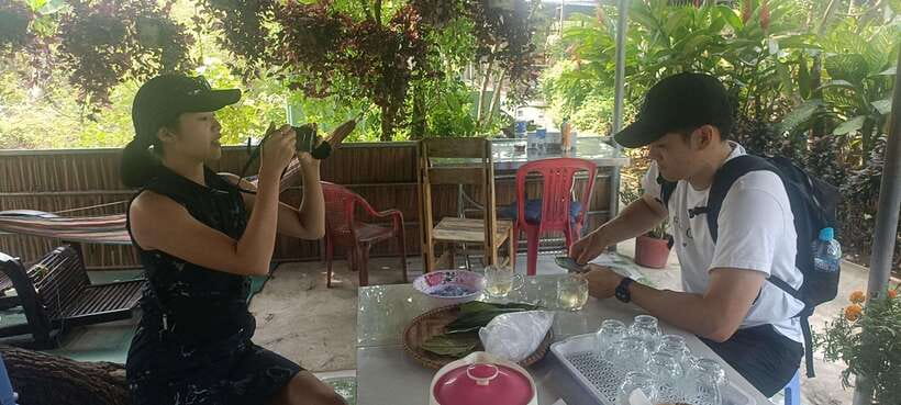 From HCM 1-day Cai Rang floating market local mekong village - Tropical Island Life: Pomelo, Star Apple, Cake Making, and Family Lunch