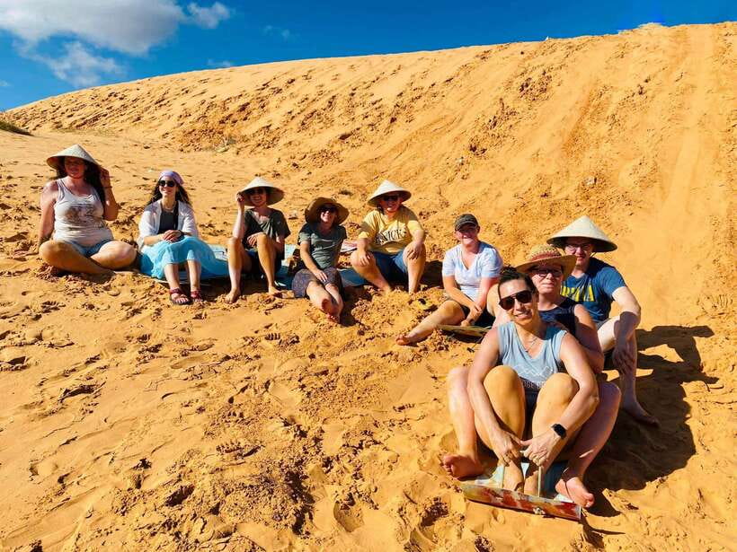 From HCM: 2-Day Mui Ne Highlights Trip with Overnight Stay - Mui Ne Beach: swim time, sand-between-toes breaks, and seafood lunch