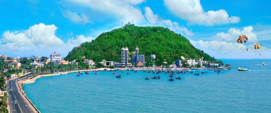 From HCM: Vung Tau Beach - Relax At A Beautiful Beach - Thuy Van Beach Back Beach: 10 Km of Sand and Included Shade