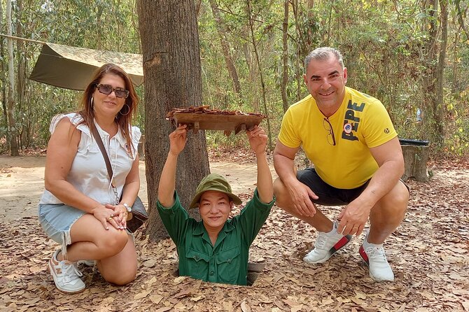 From Ho Chi Minh: Cu Chi Tunnels Half-Day History Tour with Guide - Steamed tapioca and hot tea: a small meal with a big message
