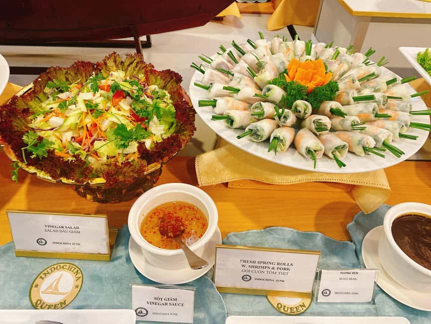 From Ho Chi Minh: Private Table Dinner on cruise Saigon - Vietnamese Night Flavors and the Seafood Heads-Up