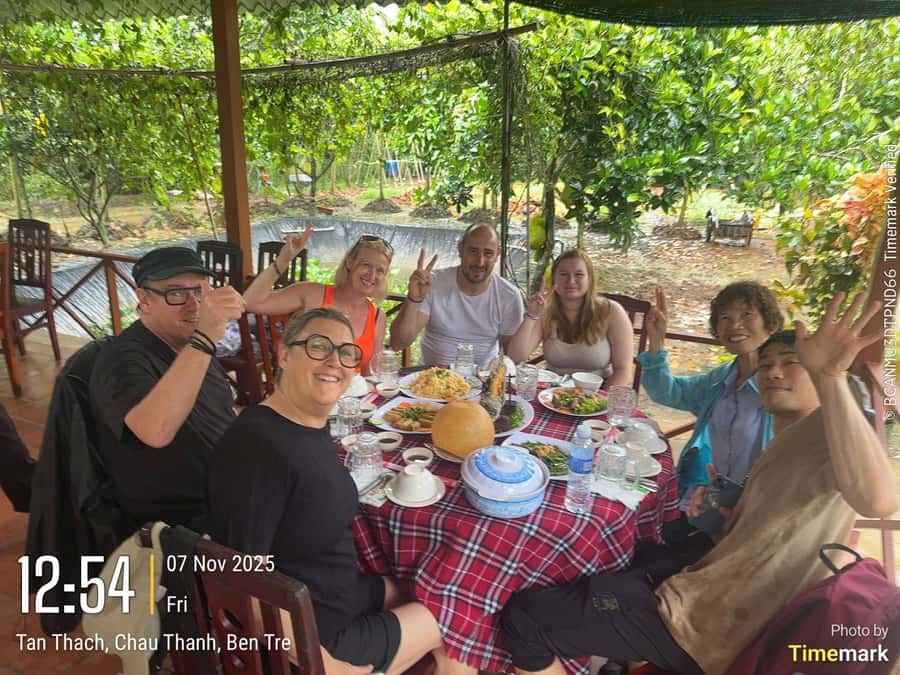 HCM: Authentic Mekong Delta - Boat, TukTuk, Khot Cake Making - Southern Folk Music Performance: Culture as Part of the Day