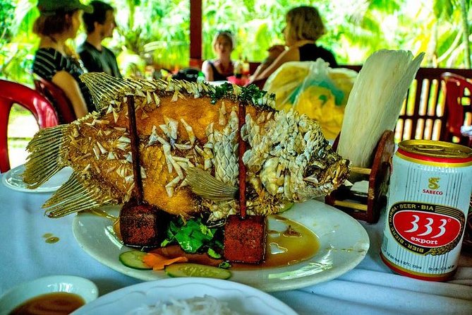 HCM:Mekong Delta Boat,Khotcake cooking Coconut Village,SmallGroup - Village Walk and Coconut Canal Rowing: Where the Day Gets Real