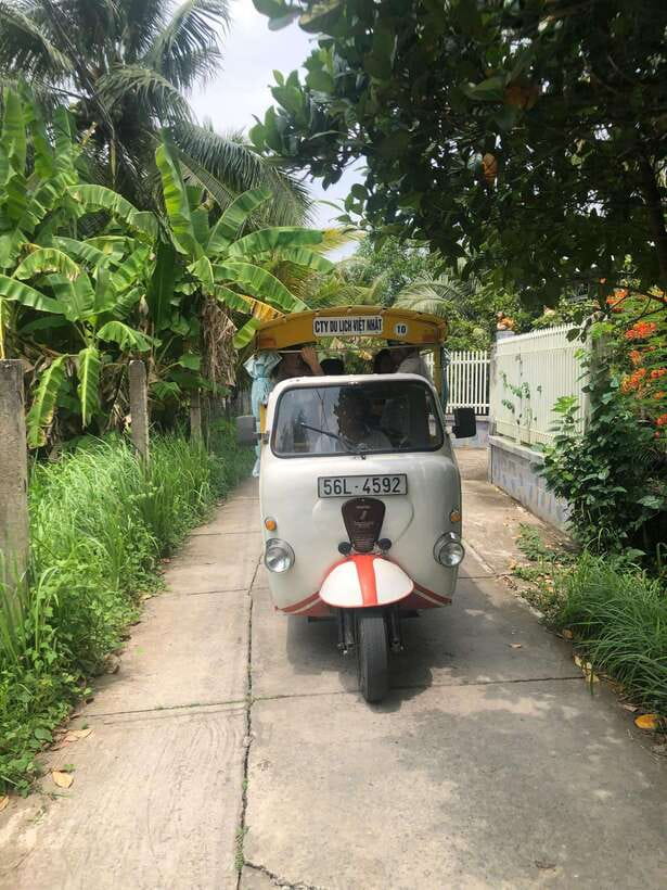 HCM: Mekong Delta Islands Boat & Tuk-Tuk Tour with Tastings - Unicorn Island villages: tuk-tuk rides, a bee farm, and coconut candy