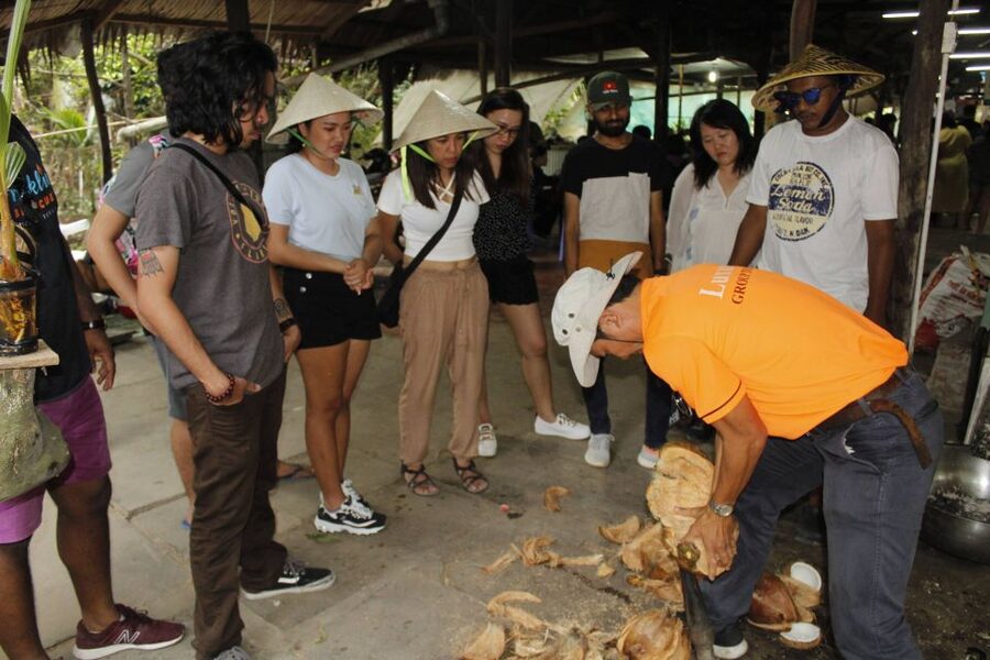 HCM: Mekong Delta, My Tho & Ben Tre Coconut Village - Lunch by the riverside and folk music in the orchard