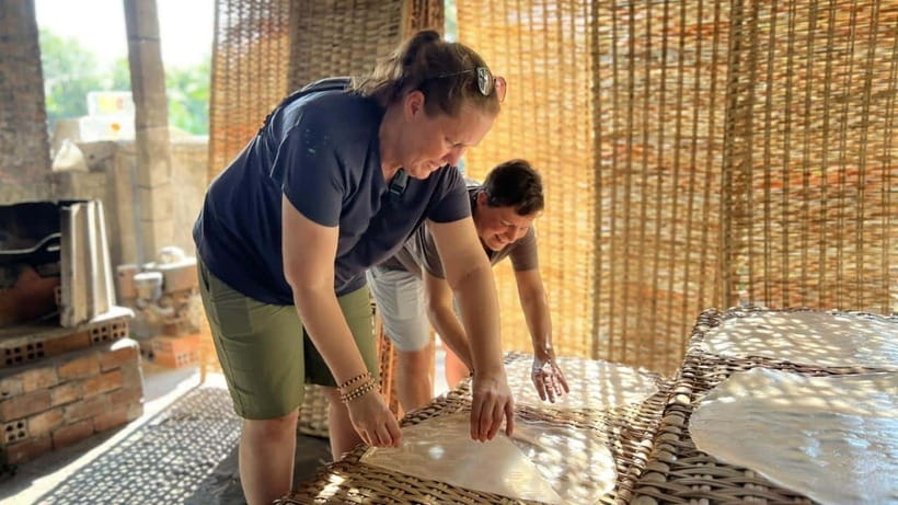 Ho Chi Minh: Authentic boat trip - Cai Rang Floating Market - Lò hủ tiếu Chín Của: a family rice noodle lesson you can actually use