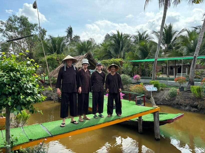Ho Chi Minh City: 2-Day Bike & Kayak Mekong Delta Tour - Day 1 itinerary: from Bến Lức and My Tho to Tien River boats and karaoke