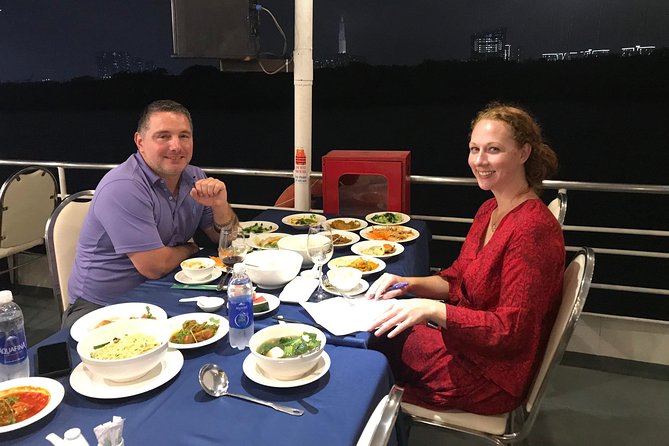 Ho Chi Minh City by Night - Dinner on River Junk - Onboard experience: live music plus river views