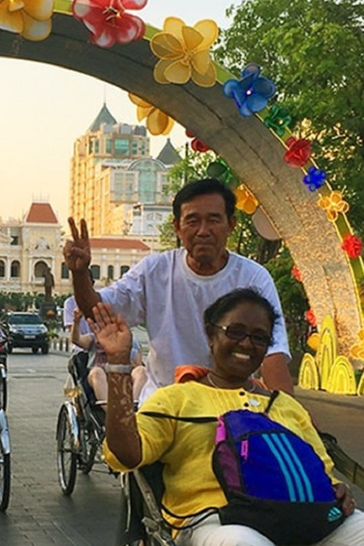 Ho Chi Minh City Cyclo Tour with English Speaking Guide - Notre Dame Cathedral and the Central Post Office, up close
