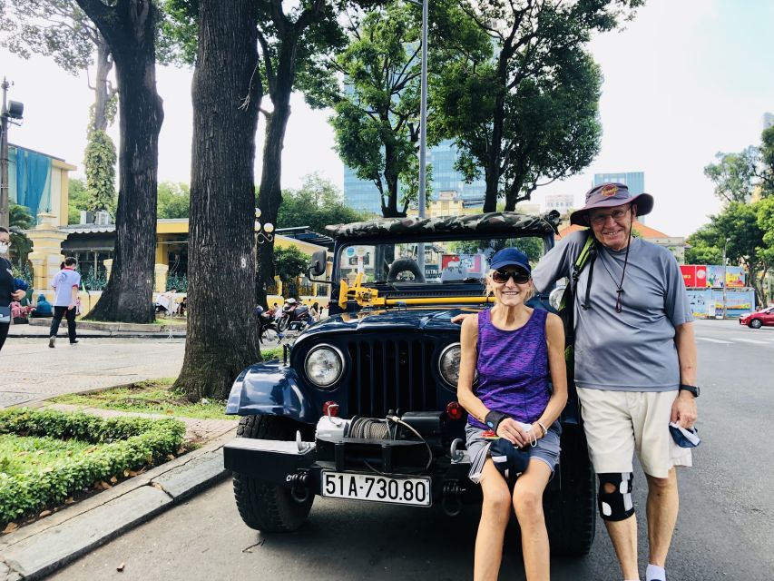 Ho Chi Minh City: Guided Private Tour by Open Air Jeep - Ben Thanh Market: barter time with a guide, plus a reality check