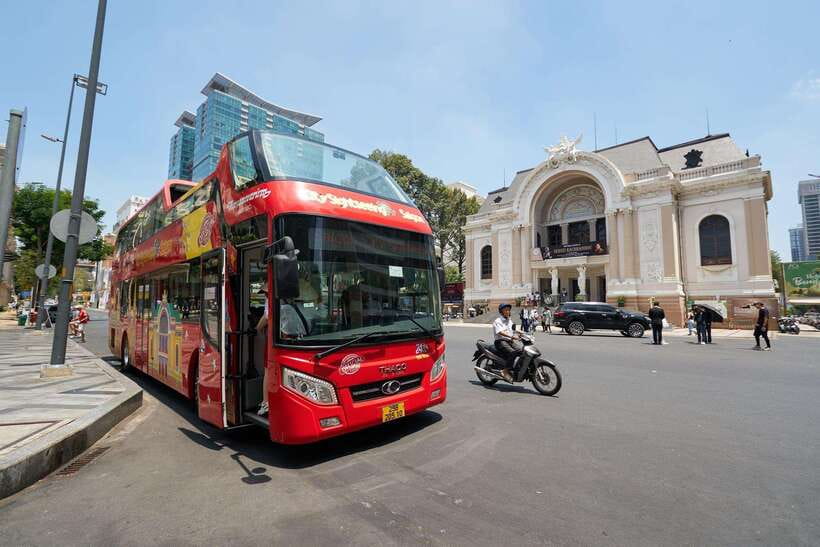 Ho Chi Minh City: Hop-On Hop-Off Bus Tour by Vistra - Redeeming your ticket by Saigon Opera House kiosk