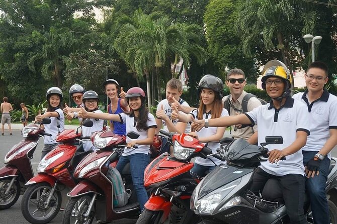 Ho Chi Minh City Motorbike Tour w Student + Safe + Fun - French Quarter on a scooter: Notre-Dame, Post Office, Opera House, City Hall, and Nguyen Hue