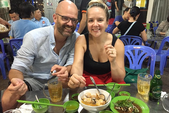 Ho Chi Minh City’s most delicious street food tour by motorbike - Stop 1 in Tôn Đức Thắng: grilled beef with serious flavor