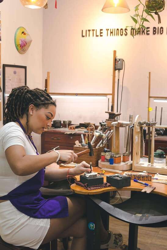 Ho Chi Minh City Vietnam: Silver Jewelry Making Workshop - What you actually do in the 2-hour silver ring session