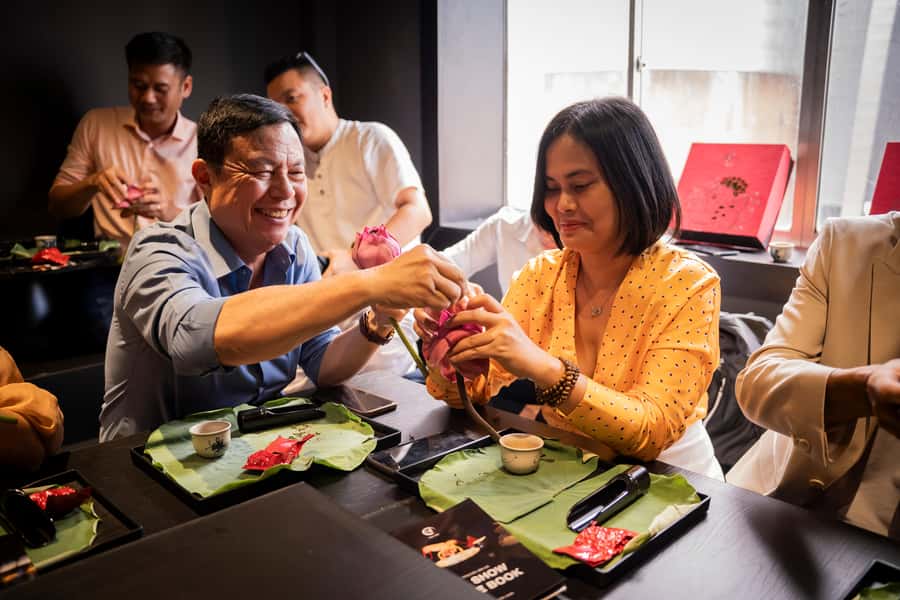 Ho Chi Minh City: Vietnamese Lotus Tea Culture Experience - District 1 location: easy to reach from Nguyen Hue