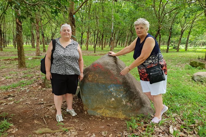 Long Tan and Nui Dat - Australian Battlefield one-day tour from Ho Chi Minh City - Stop 1: The Battle of Long Tan memorial in a rubber plantation setting
