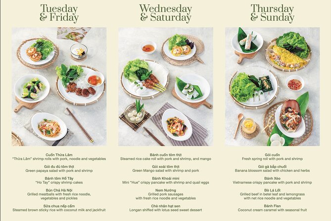 M.O.M Cooking Class in Saigon - What You’ll Cook: Pho, Bánh mì, and Southern Menu Choices