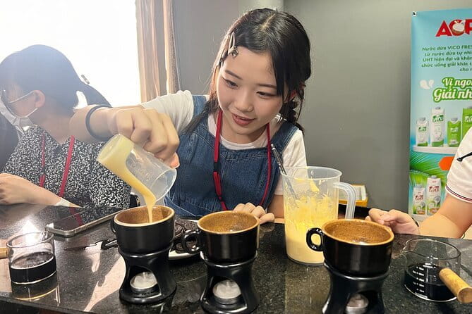 Mastering Egg Coffee-Course on 4 traditional types of Viet coffee - Dark roast condensed milk, sea salt, and coconut milk: how flavors shift