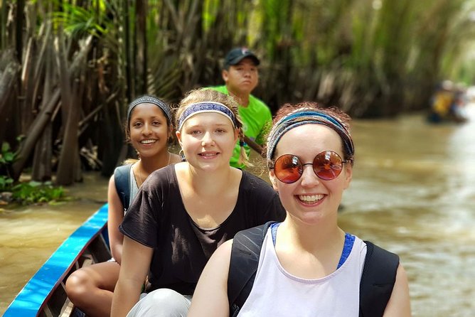Mekong Delta 4 Islands, TukTuk, Boat, Try Khot Cake Local Cooking - Boat rides: motorboat speed vs. slow rowing through canals