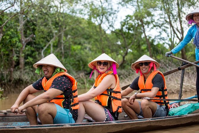 Mekong Delta Discovery Tour from Ho Chi Minh - Coconut candy, coconut drink, and a fruit-and-garden island break
