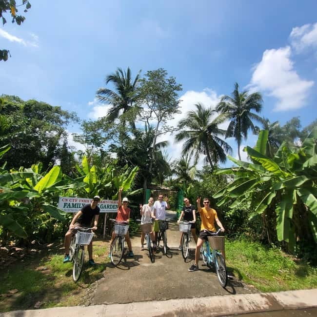 Mekong Delta Nature Private Day Trip: Bicycle-Kayak-Cano... - Family Tiny Garden: the gentle start before the action