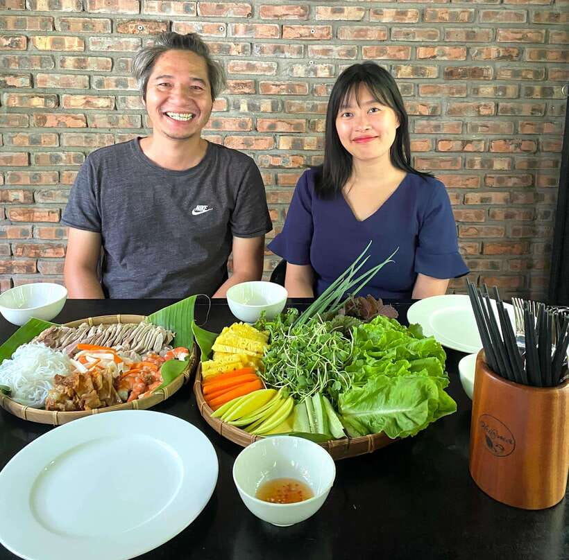 MY Kitchen - Vietnamese Home Cooking Class in Hoi An - Your meal at the table: eating what you make