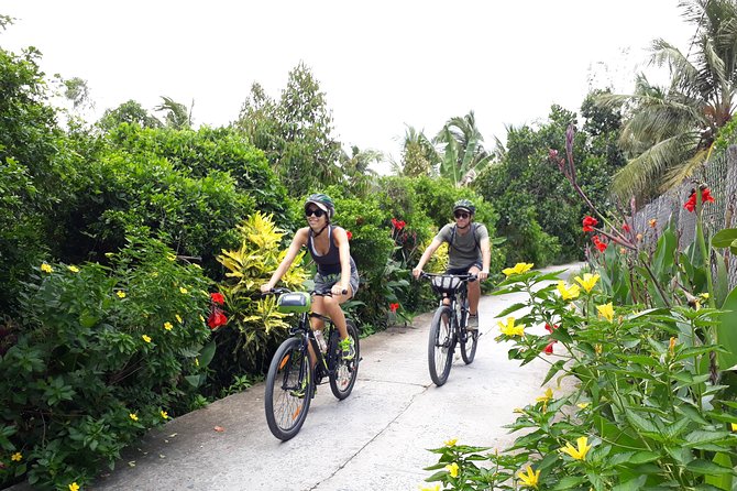 Off The Beaten Track The Mekong By Bike,boat & Kayak Day Trip - Mekong village biking with Trek/Giant multi-gear bikes