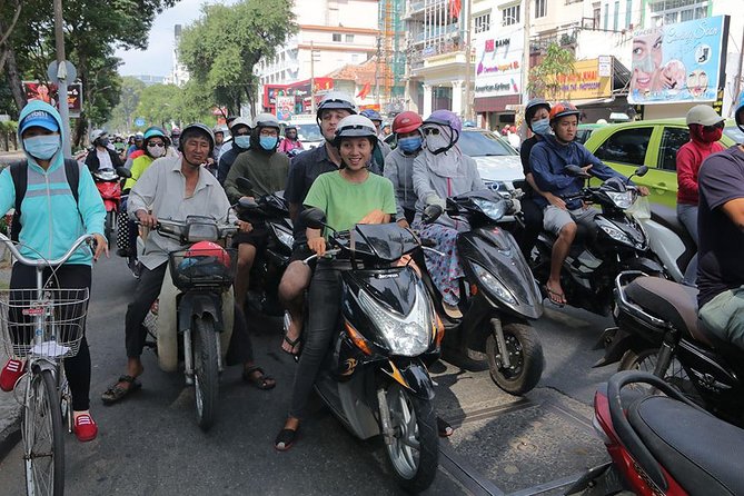 Private Ho Chi Minh Sightseeing by Motorbike with Local Students - District 5 China Town Drive, Then a Real Coffee Moment
