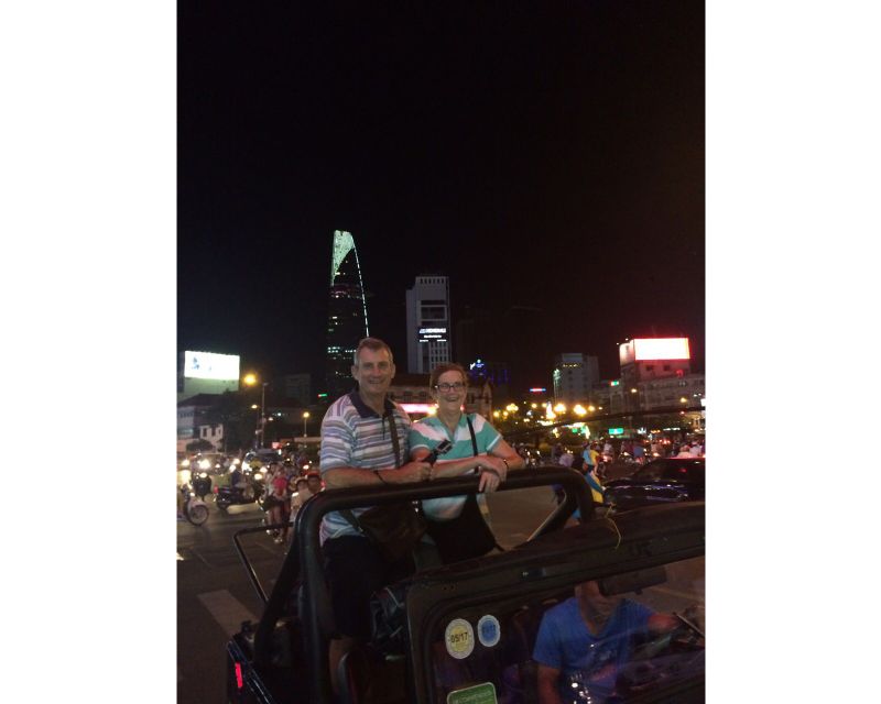 Private Jeep Tour Saigon by Night & Cruise Dinner with Music - How the 4-hour Jeep + dinner cruise night works