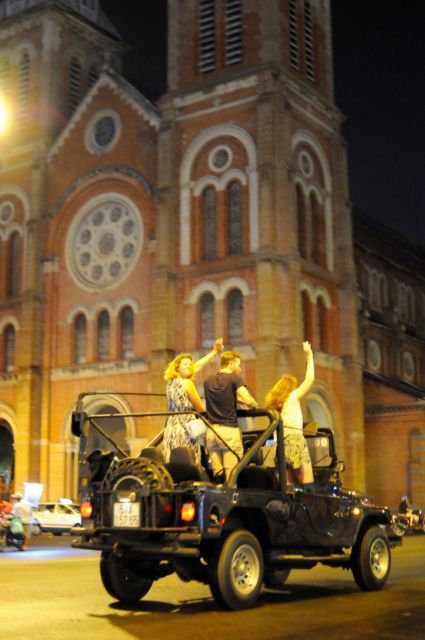 Private Jeep Tour Saigon by Night & Cruise Dinner with Music - Why the guide matters: Wah’s storytelling advantage