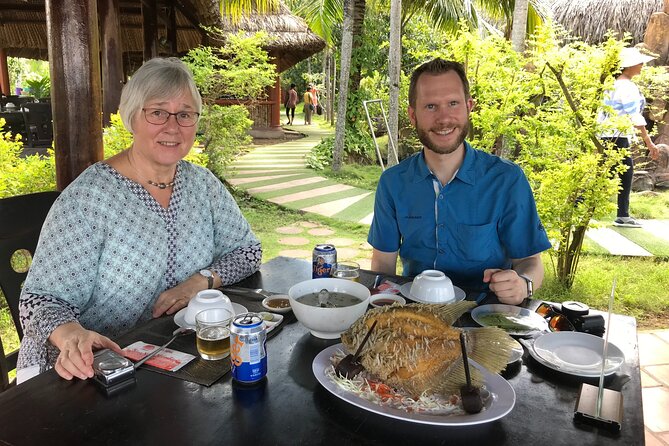 Private Mekong Delta Adventure: My Tho & Biking on BenTre Island - Vinh Trang Pagoda on the route out: the earliest highlight before the countryside
