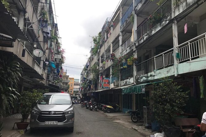 Private Saigon Unseen Tour by Scooter - Stop 1: Thich Quang Duc Monument, then District 3 life