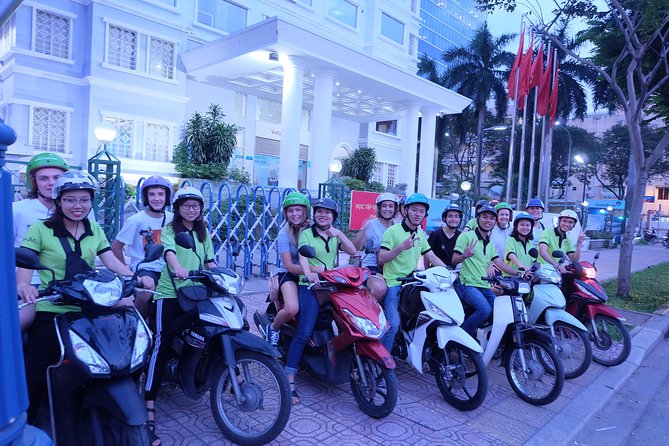 Saigon After Dark and Street Food by Motorbike and Scooter - The First Meal: Beef Noodles, Sugarcane Juice, and Betel Leaf Beef