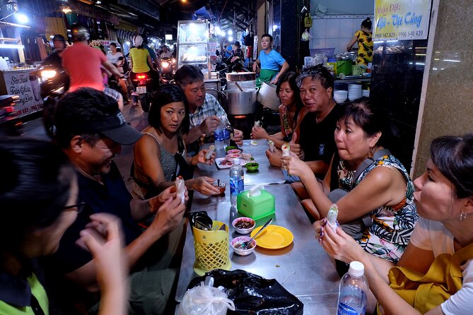 Saigon at Night Walking Street Food Tour - Transfers, mobile ticket, and the 4-hour pacing