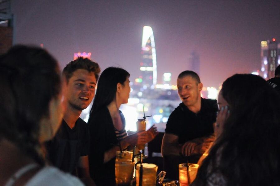 Saigon by Night: Private City Tour by Jeep and Skybar Drink - Rooftop bar finale at Skybar: skyline views with a free drink