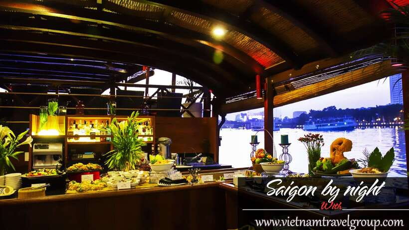 Saigon by Night: Traditional Dinner Cruise - A 2-hour Saigon night plan that keeps you moving