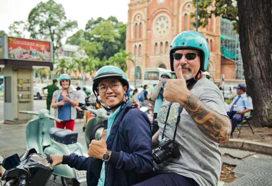 Saigon: City Highlights and Saigon Unseen Scooter Combo Tour - French Quarter stops: Cathedral, Post Office, Opera House, City Hall