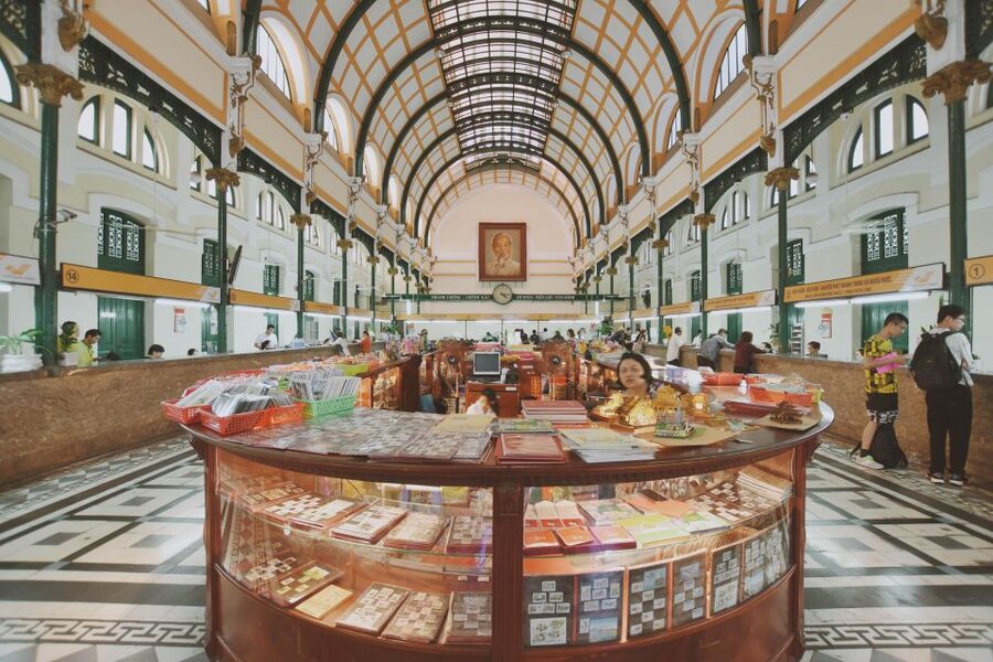 Saigon City Tour From Phu My Port By Private Car - Saigon Notre Dame Basilica and the Central Post Office photo route