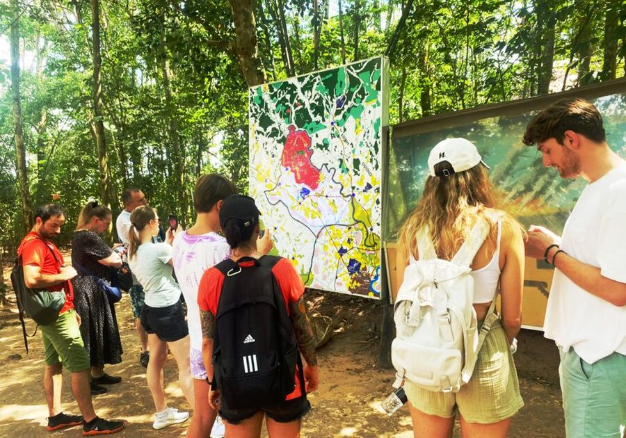 Saigon History & Cu Chi Tunnels with War Museum 1-Day Tour - Booby traps, food tasting, and touching the past in a tank